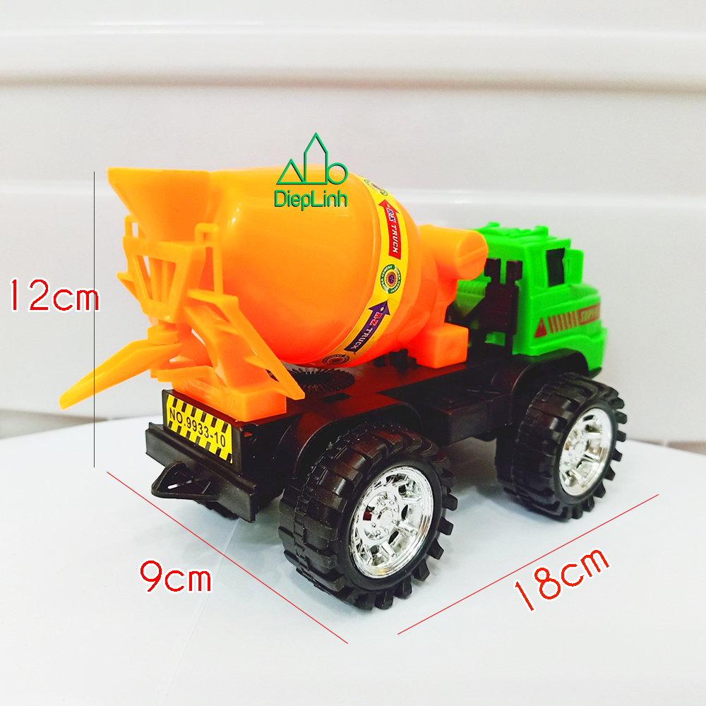 Xe mô hình đồ chơi xe xây dựng xe bồn
