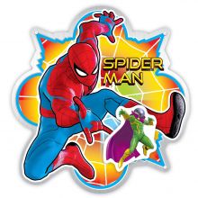 Lồng Đèn Trung Thu 4D Dùng Pin Có Đèn Có Nhạc Thiếu Nhi Spiderman 2 Mặt