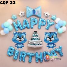 Set bóng trang trí sinh nhật tuổi Dần cọp COP22