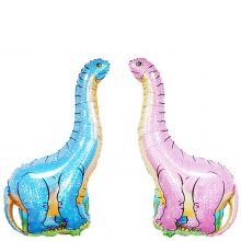 Bóng kiếng khủng long cổ dài trang trí đồ chơi cho bé