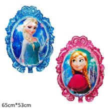 Bong bóng kiếng tráng nhôm trang trí gương công chúa Frozen 2 mặt M1