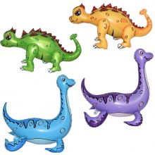 Bóng kiếng khủng long 4D gai, 4D vịt trang trí đồ chơi cho bé