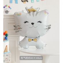 Bóng bay hình mèo trắng trang trí sinh nhật cho bé