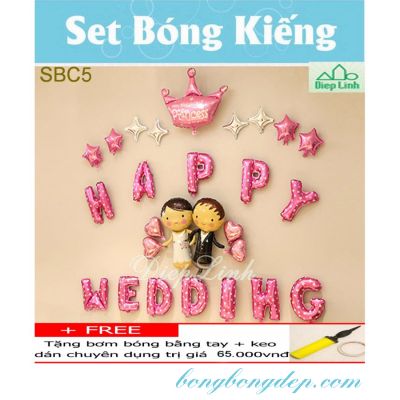 Sét Bóng Cưới Trang Trí SBC5