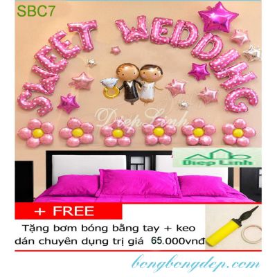 Sét Bóng Cưới Trang Trí SBC7