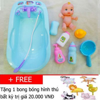 Bộ Nhà Tắm Cho Búp Bê Xinh Xắn