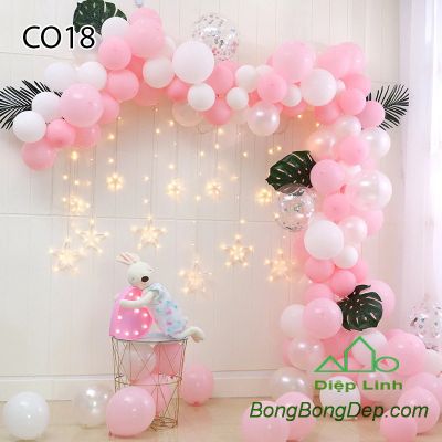 Sét bóng trang trí dây kết cổng bóng CO18