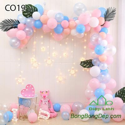 Sét bóng trang trí dây kết cổng bóng CO19