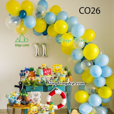 Sét bóng trang trí dây kết cổng bóng CO26