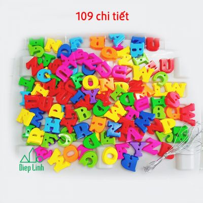 Bộ đồ chơi chữ cái rèn luyện trí tuệ 109 chi tiết - Diệp Linh