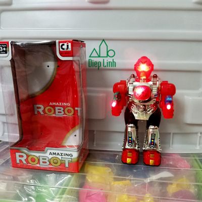 Đồ chơi siêu nhân robot Space Warrior có đèn nhạc tặng kèm pin - Diệp Linh