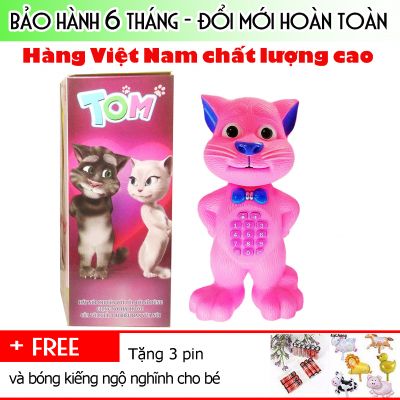 Mèo Tom Thông Minh Biết Kể Chuyện hồng điện thoại