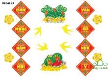 Màu sắc decal23