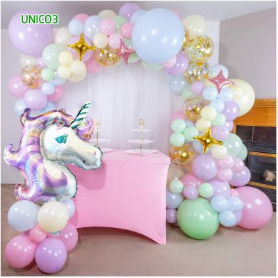 Set bóng trang trí sinh nhật ngựa Pony UNICO3