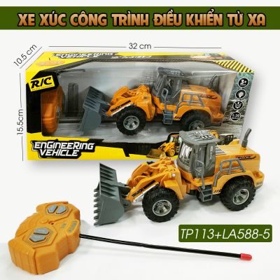 Xe công trình máy xúc điều khiển từ xa