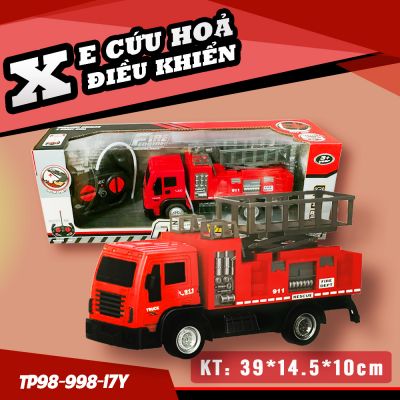 Xe cứu hoả chữa cháy điều khiển từ xa