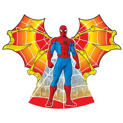 Lồng Đèn Trung Thu 4D Dùng Pin Có Đèn Có Nhạc Thiếu Nhi Người Nhện Spiderman Cánh