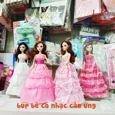 Búp Bê Barbie Cao 30cm Cảm Ứng Có Nhạc