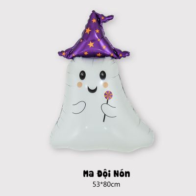 Bong bóng trang trí lễ hội Halloween hình Ma Đội Nón