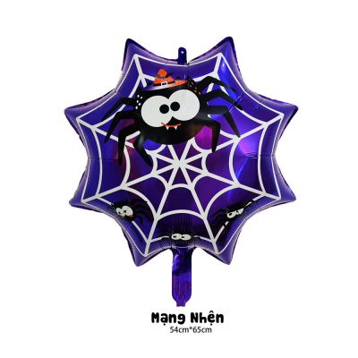 Bong bóng trang trí lễ hội Halloween hình Mạng Nhện