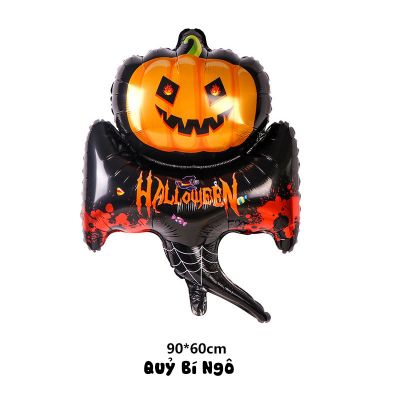 Bong bóng trang trí lễ hội Halloween hình Quỷ Bí Ngô