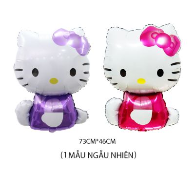 Bong bóng kiếng hello kitty ngồi