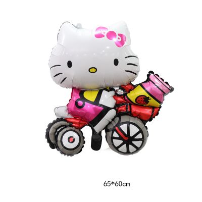 Bong bóng kiếng hello kitty xe đạp