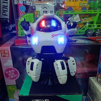 Đồ Chơi Robot Dancer Biết Nhảy Nhót-Phát Sáng-Xoay 360 độ