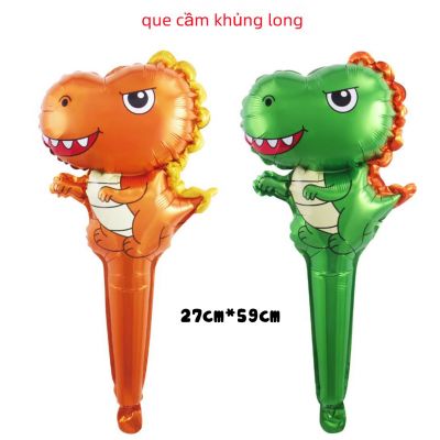 Bong bóng khủng long Que cầm tay