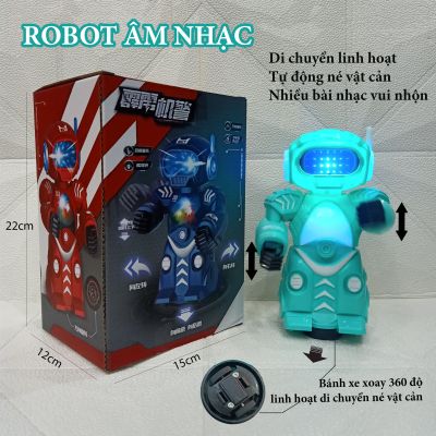 Robot dùng pin di chuyển phát nhiều bài nhạc khác nhau 22916