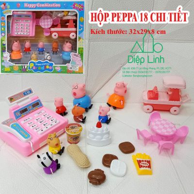 Đồ Chơi Nhà Bếp Heo Peppa Full Box đồ ăn