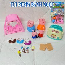 Túi mô hình đồ chơi Peppa bánh ngọt