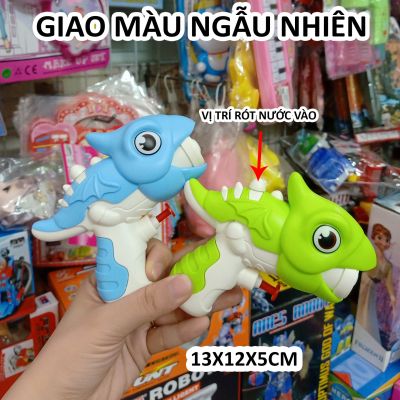 Đồ chơi súng bắn nước mini hình khủng long đồ chơi phun nước cho bé