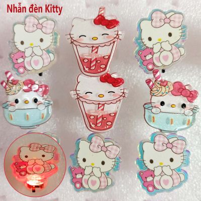 Đồ Chơi Phụ Kiện Trang Sức Nhẫn Có Đèn Phát Sáng Kitty Cho Bé Gái 