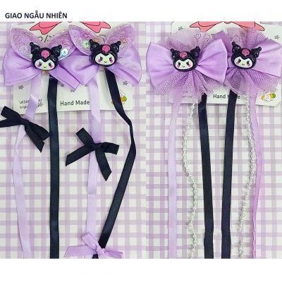  [MỚI] Set kẹp tóc Kuromi Phụ Kiện Buộc Tóc Sanrio Cinnamoroll Kitty - Kẹp tóc cho bé gái - Diệp Linh