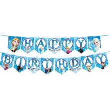 Dây treo trang trí sinh nhật dây happy birthday chủ đề công chúa Disney phụ kiện trang trí sinh nhật bé gái