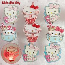 Đồ Chơi Phụ Kiện Trang Sức Nhẫn Có Đèn Phát Sáng Kitty Cho Bé Gái