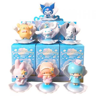 Hộp Mù Blind Box (1 Hộp) Ngẫu Nhiên Sanrio, Kuromi Vỏ Sò, Melody, Nancy Siêu Dễ Thương