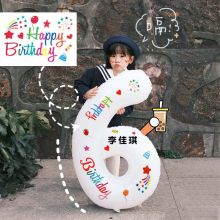 Miếng dán decal chữ Happy birthday trang trí jumbo, bobo, galaxy mừng sinh nhật, mừng thôi nôi