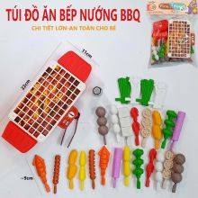 Túi đồ chơi bếp nướng BBQ, thịt nướng nấu ăn 905-32A