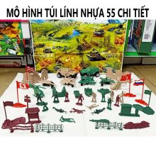 Túi Đồ Chơi Mô Hình Lính Quân Sự Xe Hơi Máy Bay Trực Thăng Quân Sự, Đồ Chơi Mô Hình Lính Nhựa