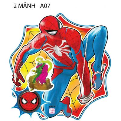 Lồng Đèn Trung Thu 4D Dùng Pin Có Đèn Có Nhạc Thiếu Nhi Spiderman 2 Mặt