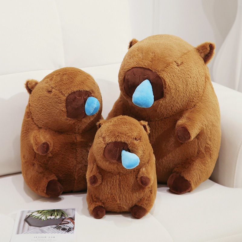 Đồ Chơi Gấu Bông Capybara Rút Mũi Capybara Chảy Mũi Hot Trend Thú Nhồi Bông