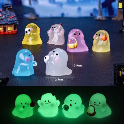  Charm Ma Bí Ngô Halloween Dạ Quang Siêu Sáng Dễ Thương Đồ Chơi Phụ Kiện Trang Trí Bàn Học Xe Oto