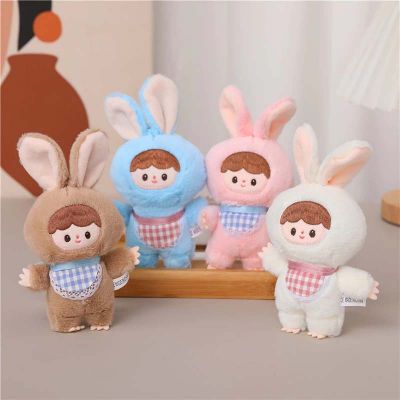 Móc khóa Labubu Baby Monsters treo balo Gấu Bông Em Bé Thỏ Đeo Yếm charm phụ kiện gắn túi xách