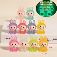 (ĐỦ MÀU) Labubu dạ quang phát sáng mô hình labubu bản đẹp Charm labubu cute và cá tính decor độc đá