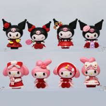 Mô Hình Nhân Vật Kuromi Sanrio Melody Trang Trí Bàn Làm Việc Làm Quà Tặng Sưu Tầm