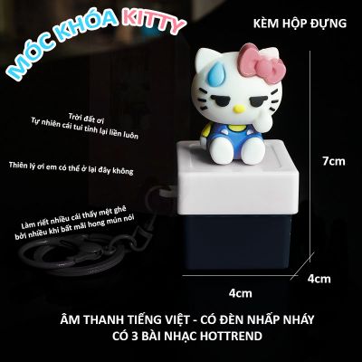 [Tiếng Việt] Móc Khóa Tịnh Tâm Hello Kitty Thiên Lý Ơi Phụ Kiện Balo