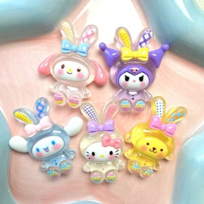 Túi Mù Charm Búp Bê Sanrio Thỏ Kuromi Melody Kitty Cinnamoroll Dạ Quang Phát Sáng Siêu Xinh