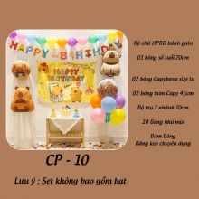 Set bóng trang trí sinh nhật chủ đề CAPYBARA  CP10